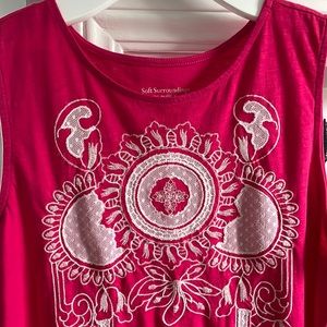 NEW☀️Embroidered sleeveless tank top